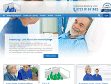 Tablet Screenshot of beatmungspflege24.de